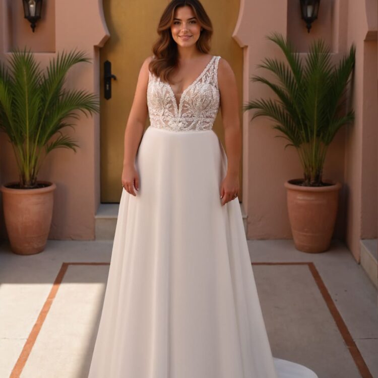 robe de mariée fluide - 26-CUR-01