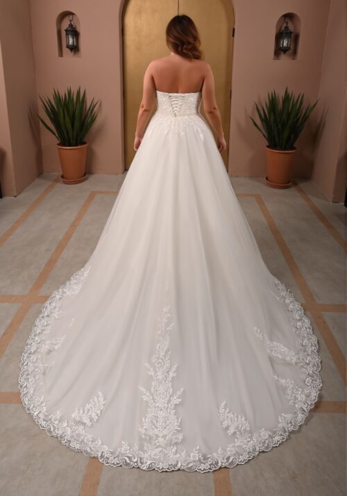 robe de mariée bustier - 26-CUR-05 – Image 2