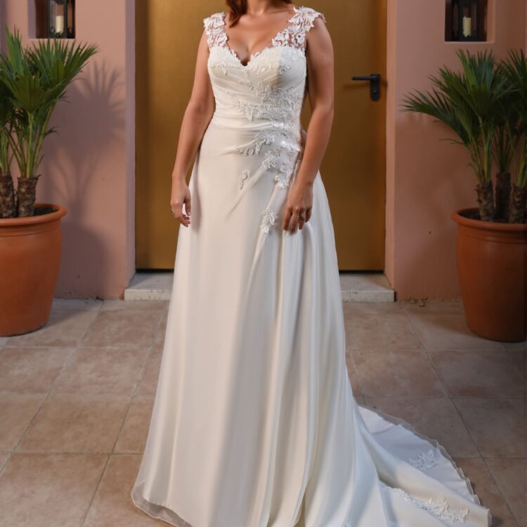 robe de mariée simple et élégante - 26-CUR-12