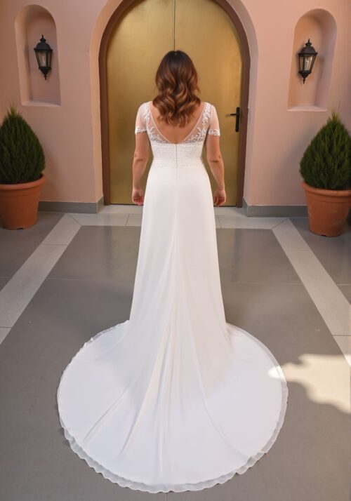 boutique robe de mariée manches - 26-CUR-18 – Image 2