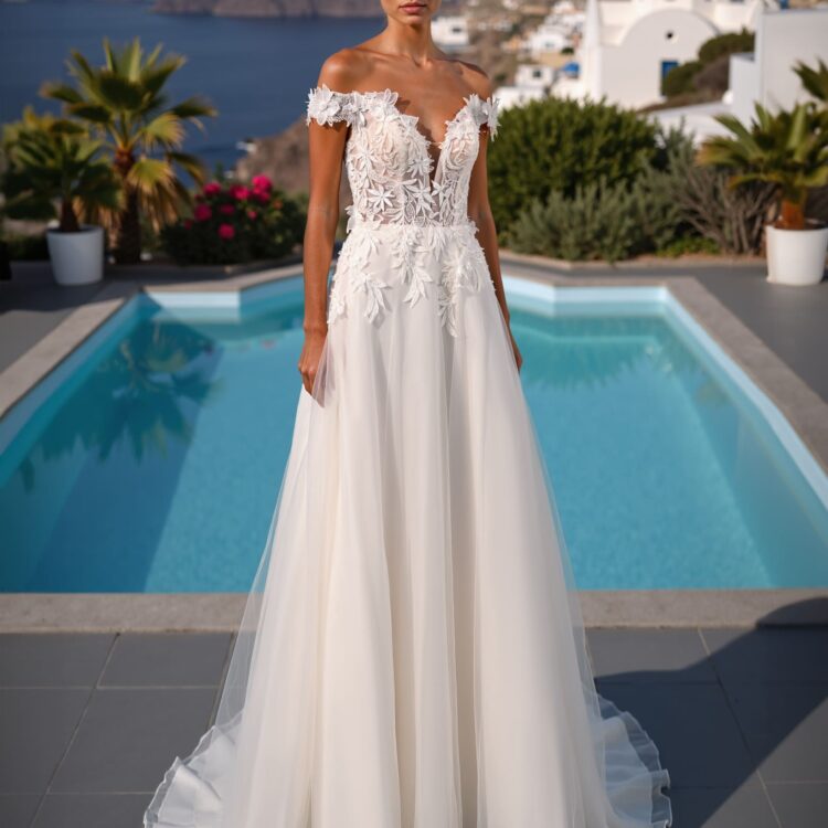 robe de mariée brodé - 26-LOV-01