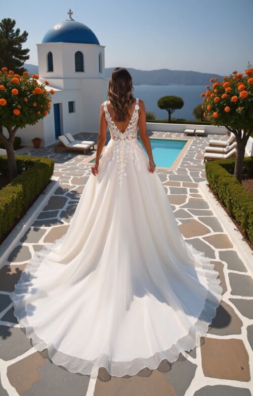 robe de mariée brodée - 26-LOV-05 – Image 2