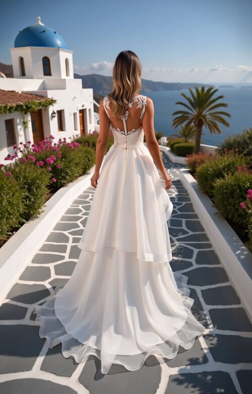 robe de mariée volants - 26-LOV-28 – Image 2