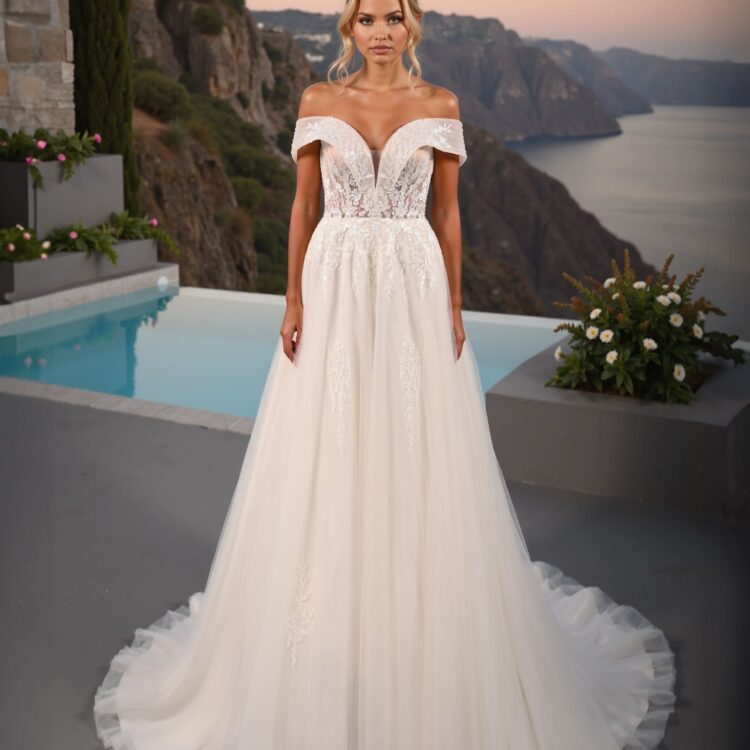 robe de mariée manche bateau - 26-LOV-28