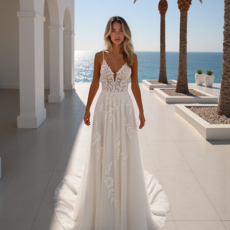 robe de mariée bohème - MK01
