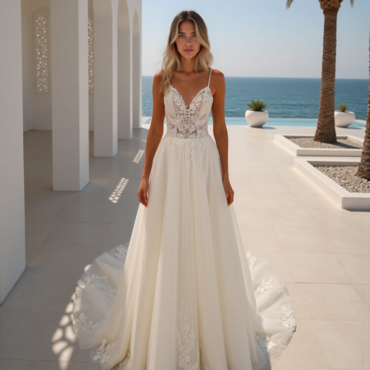robe de mariée dentelle - MK02
