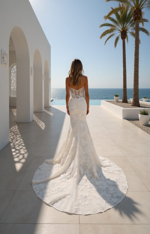 robe de mariée bustier - MK03 – Image 2