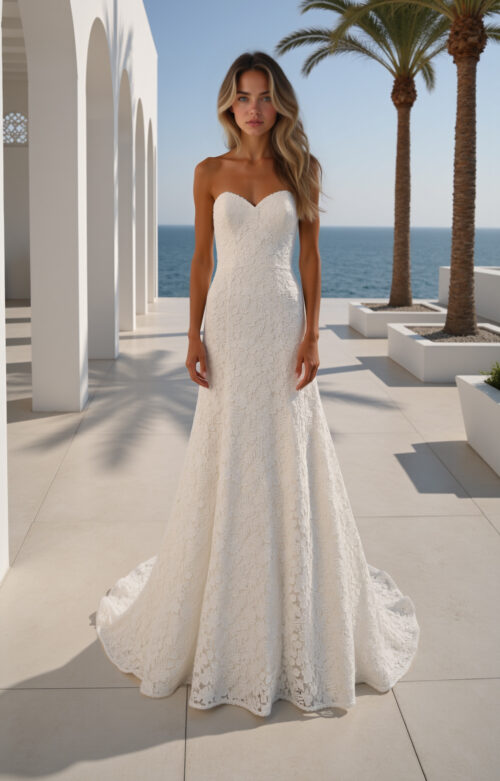 robe de mariée dentelle - MK05