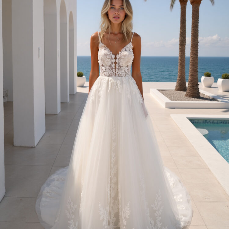 robe de mariée bohème - MK14