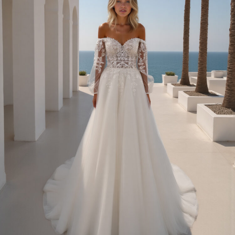 robe de mariée bohème - MK16