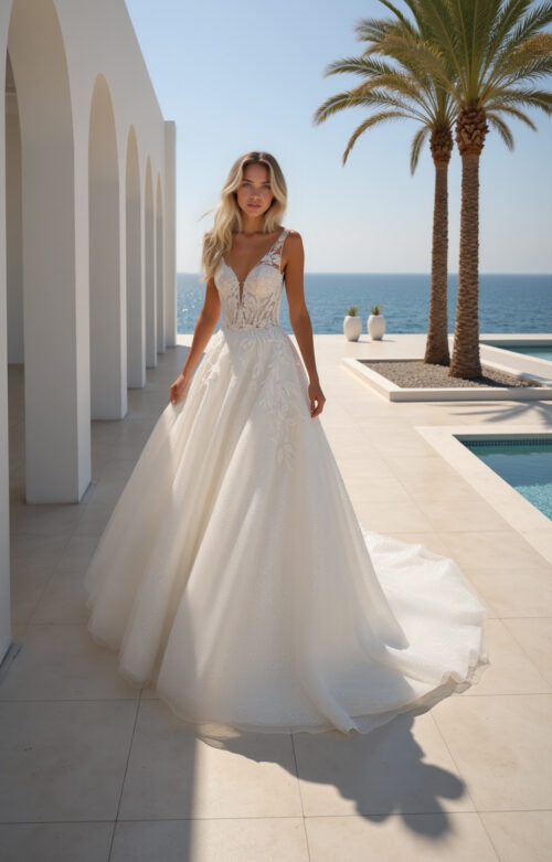 robe de mariée dentelles - MK23