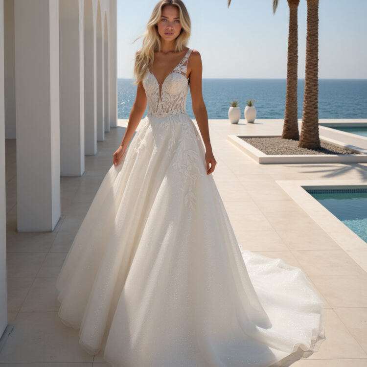 robe de mariée dentelles - MK23