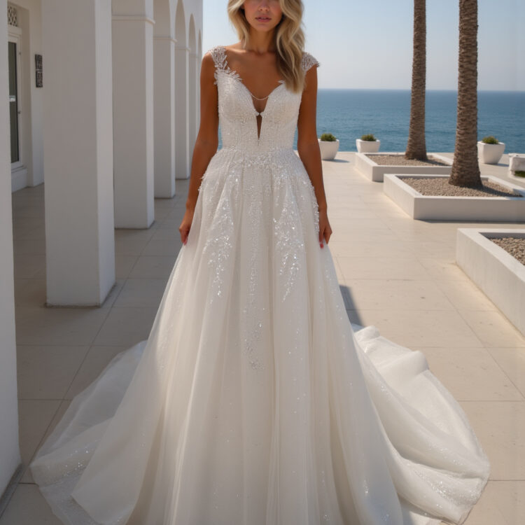 robe de mariée dentelle - MK28