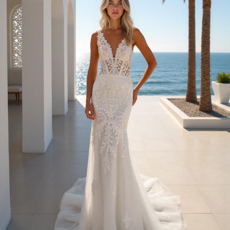 robe de mariée sirène - MK33