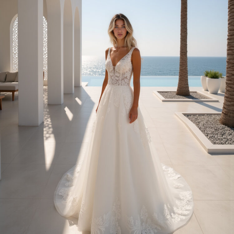 robe de mariée dentelle - MK45
