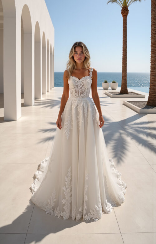 robe de mariée dentelle - MK46
