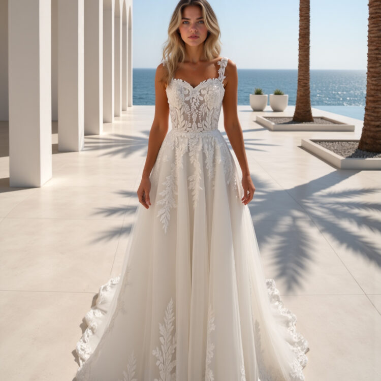 robe de mariée dentelle - MK46