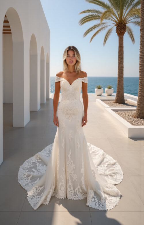 robe de mariée sirène - MK48