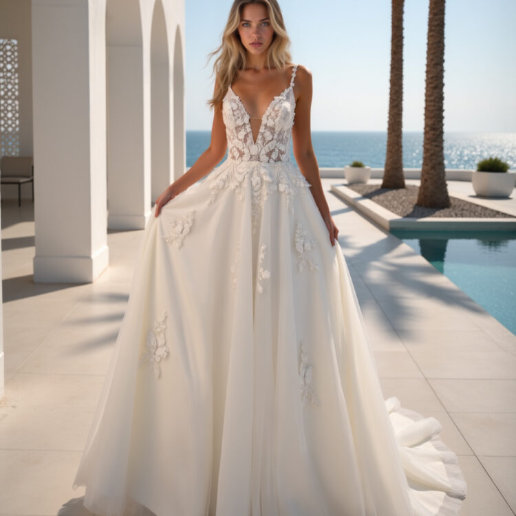 robe de mariée bohème - MK52