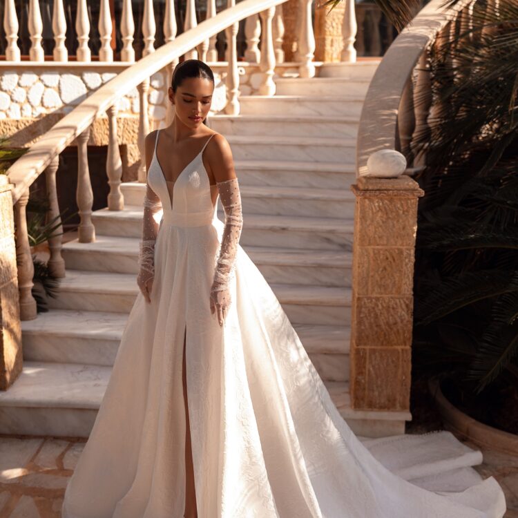 robe de mariée satin -  8246