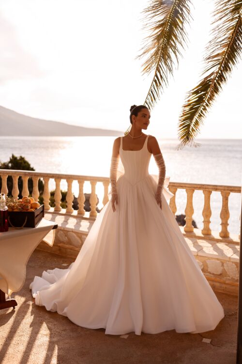 robe de mariée satin - 8253