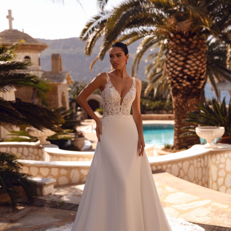 robe de mariée dentelle - 8258