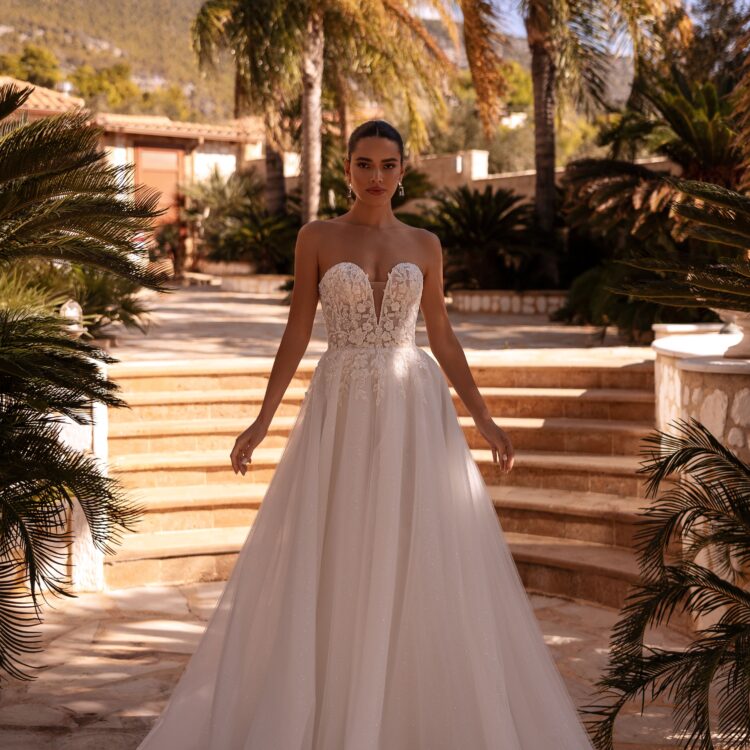 robe de mariée bustier - 8271