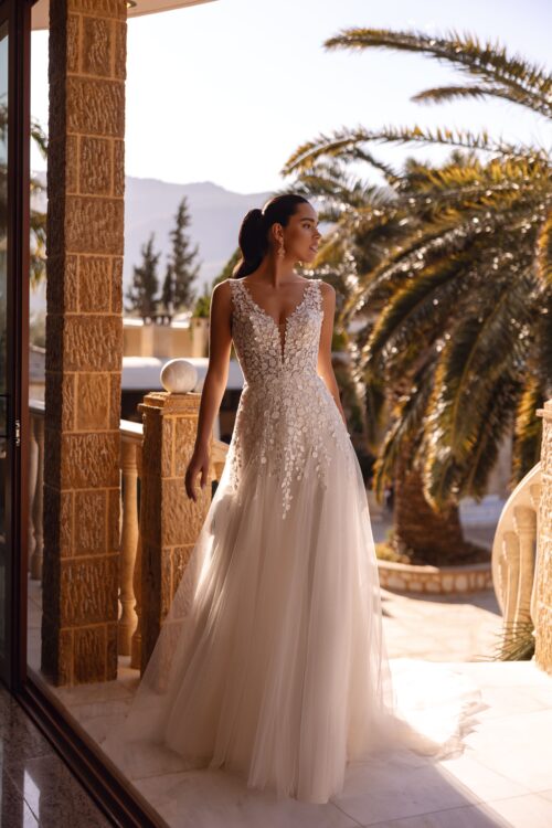 robe de mariée dentelle -  8272
