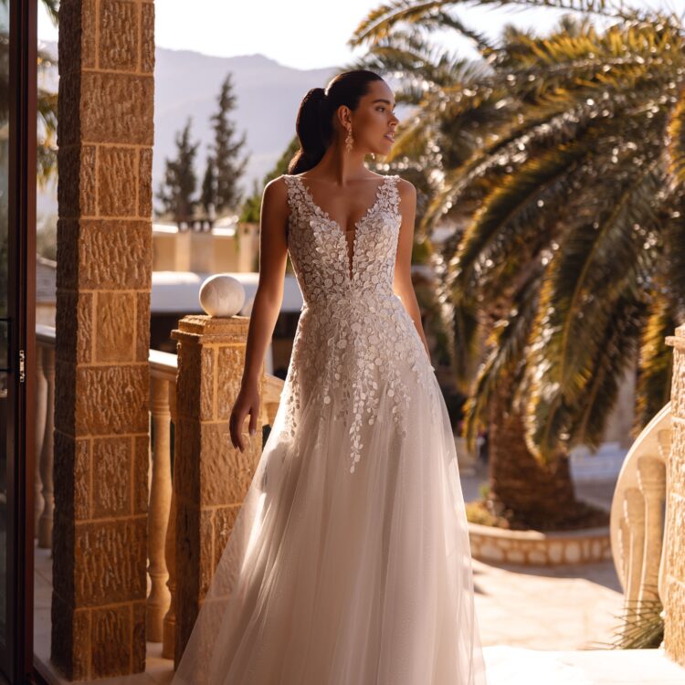 robe de mariée dentelle -  8272