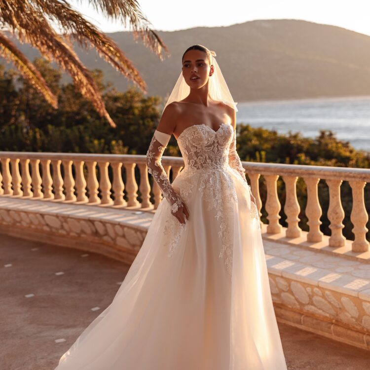 robe de mariée bustier -  8273