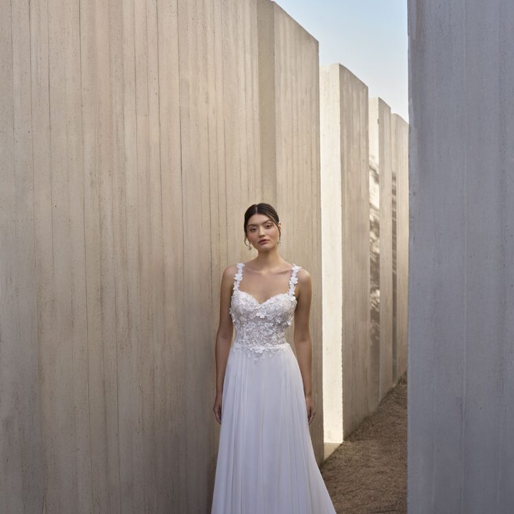 robe de mariée simple - L1158