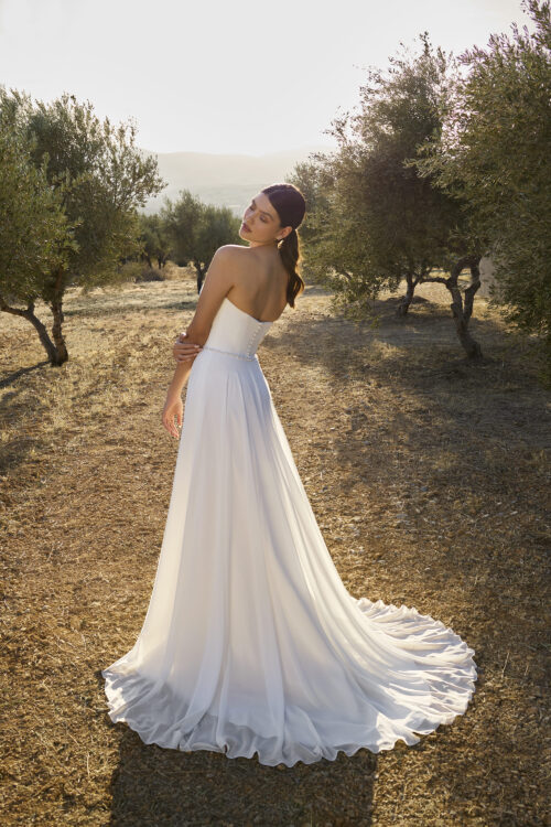 robe de mariée simple et élégante -  L1159 – Image 2