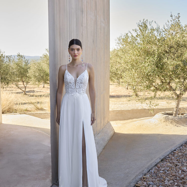 robe de mariée fluide -  L1160