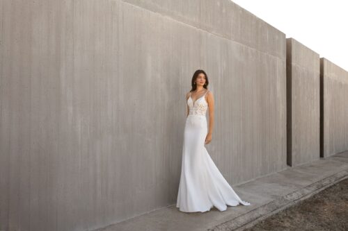 robe de mariée dentelle -  L1170
