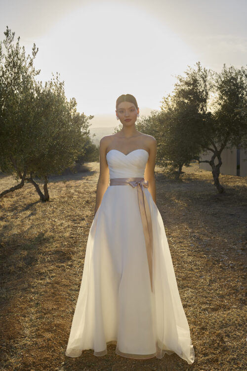 robe de mariée simple et élégante - L1172 – Image 4