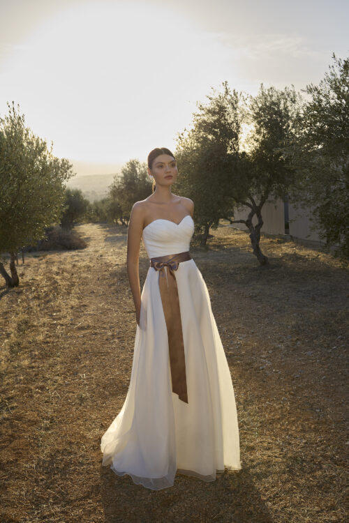 robe de mariée simple et élégante - L1172
