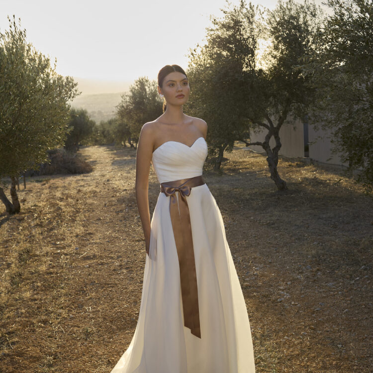 robe de mariée simple et élégante - L1172