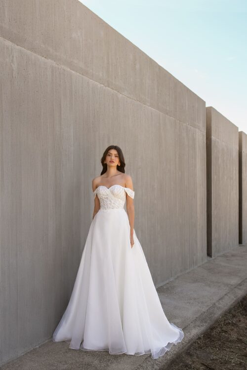 robe de mariée bustier - L1173