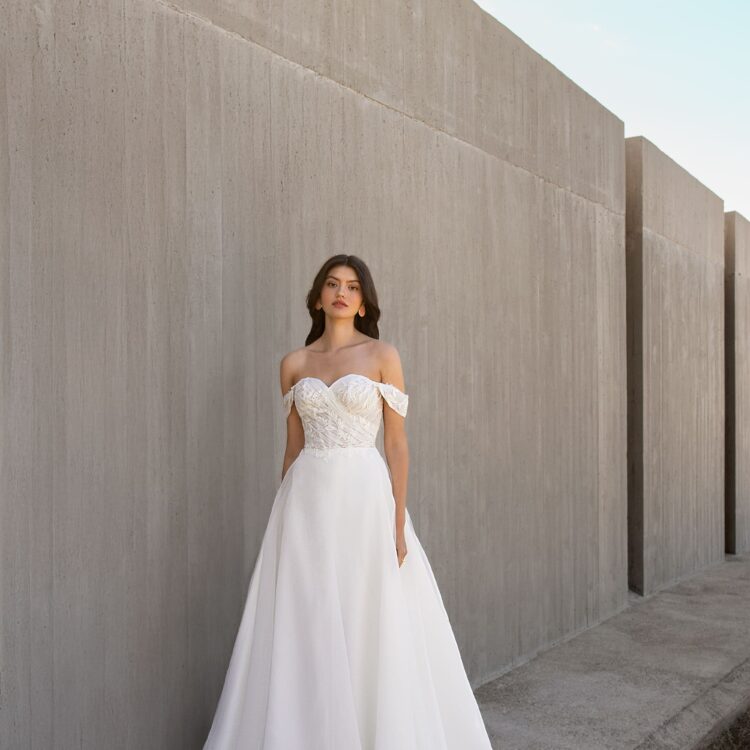 robe de mariée bustier - L1173