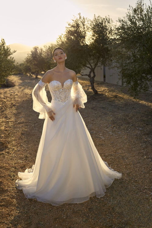 robe de mariée bustier -  L1175 – Image 3
