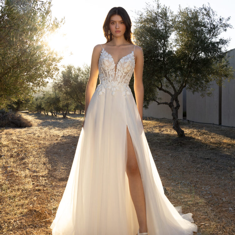 robe de mariée dentelles -  L1177