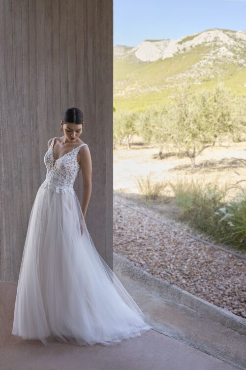 robe de mariée dentelles - L1178