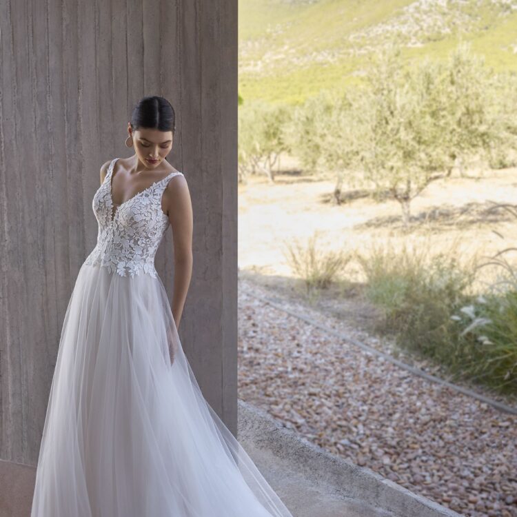 robe de mariée dentelles - L1178